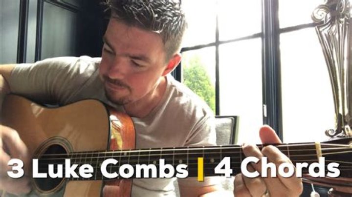 3 Luke Combs Songs 4 Same Chords Same Order (Guitar Lesson) - g c d chord country songs