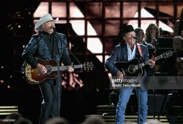 Alan Jackson &amp; George Strait sing "Remember When" &amp; Troubadour" live 2016 CMA 50th concert HD 1080p - Songs written by Chris Stapleton