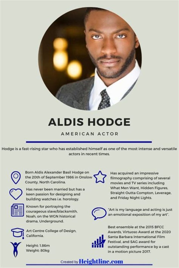 aldis hodge height net worth