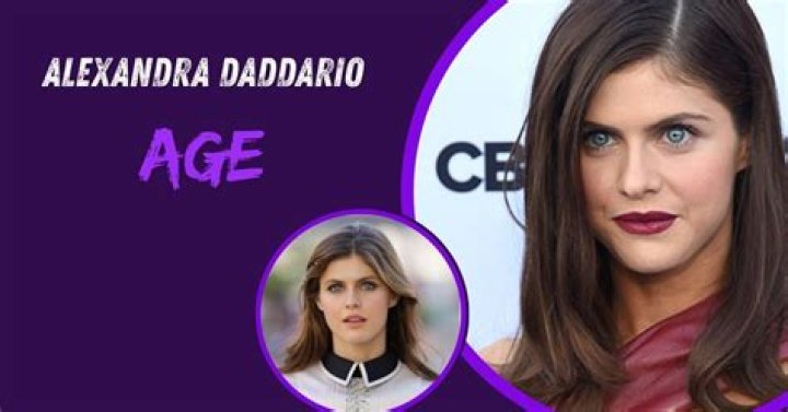 Alexandra Daddario’s age Alexandra Daddario’s age