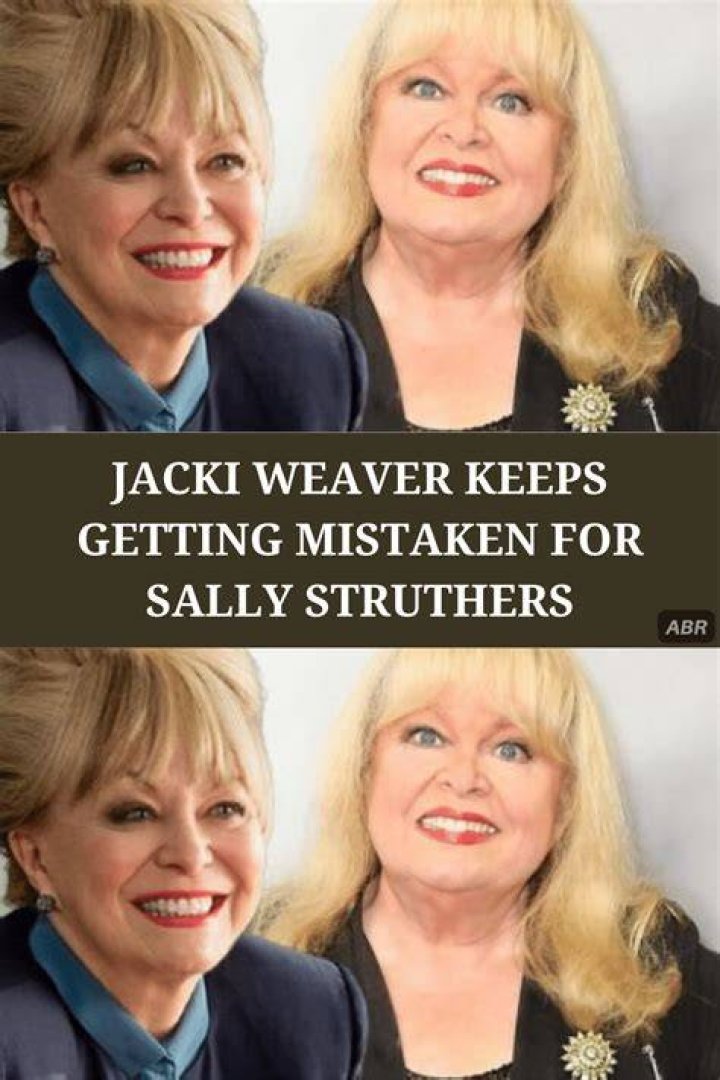 Are Sally Struthers and Jacki Weaver related?
