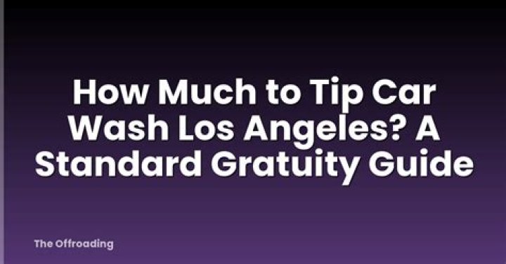 car wash gratuity conclusion
