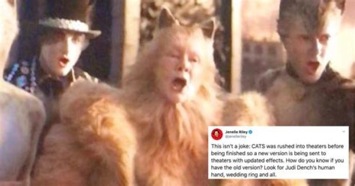 ‘Cats’ CGI Mistakes Prompt Universal to Roll out Updated Version