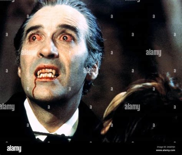 Christopher Lee in Dracula