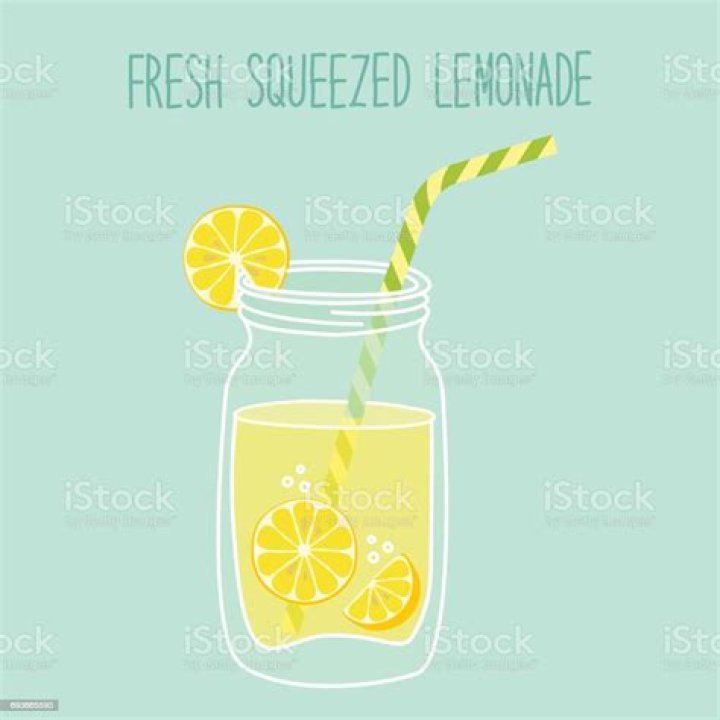 Cute vintage card fresh lemonade