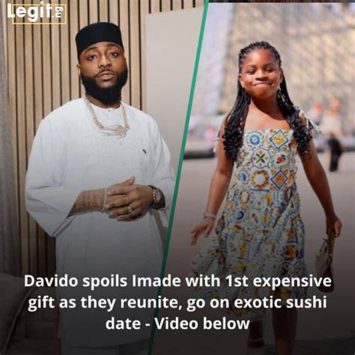 Davido and his daughter Imade