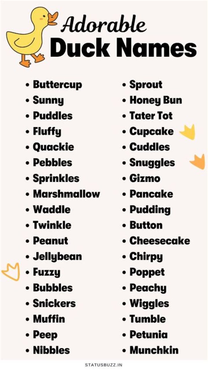 duck names