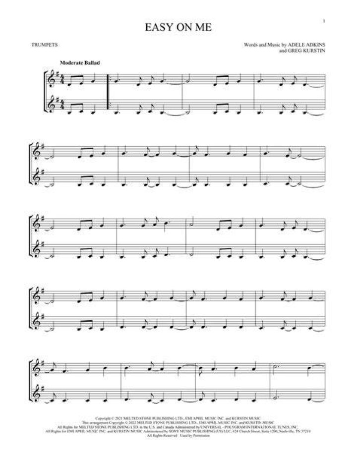 Easy On Me (Duet) - Adele &amp; Chris Stapleton - Songs written by chris Stapleton