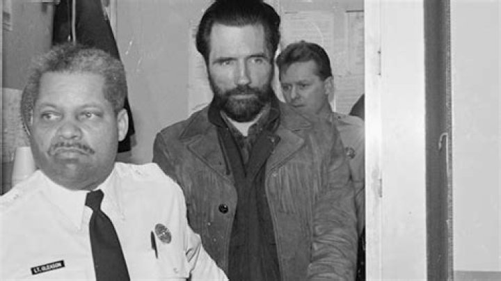 Gary Michael Heidnik in a brown court (L). A mugshot of Gary Michael Heidnik (R)