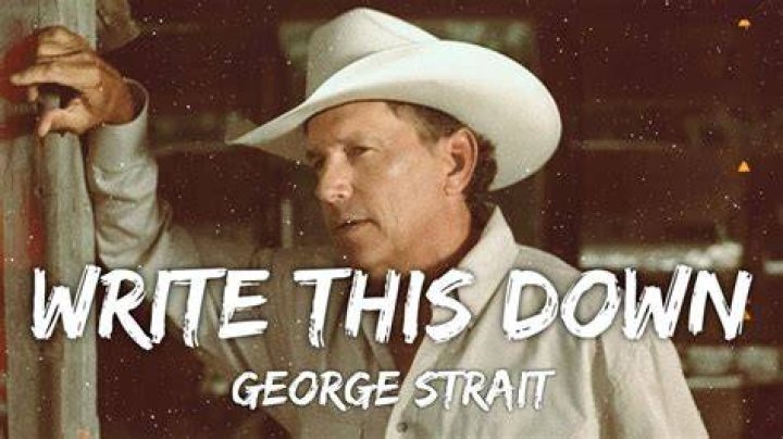 George Strait - Write This Down (Official Music Video - Closed Captioned) - Songs written by Chris Stapleton