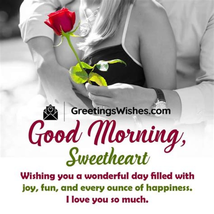 good morning sweetheart good morning sweetheart