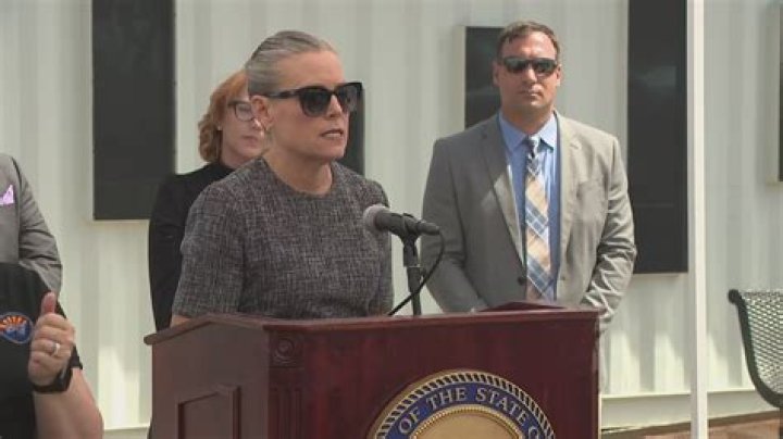 Gov. Katie Hobbs vetoes a Republican-backed &ldquo;skinny budget&rdquo; proposal on Feb. 16, 2023.