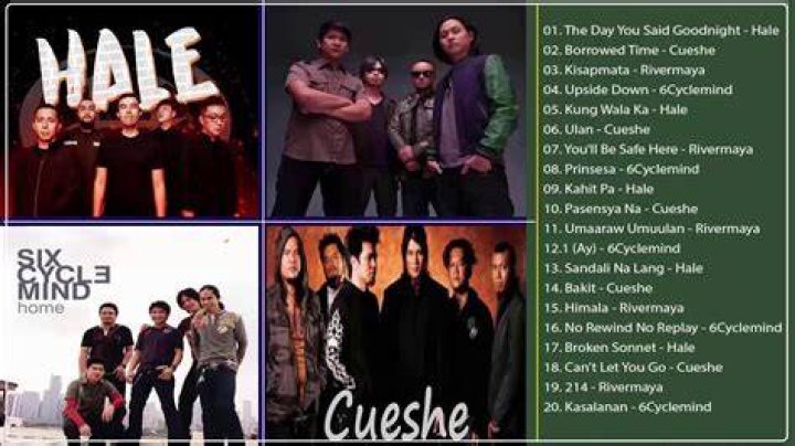 Hale, Cueshe, Rivermaya, 6Cyclemind Nonstop : Roadtrip OPM Tagalog Love Songs - opm slow rock songs list