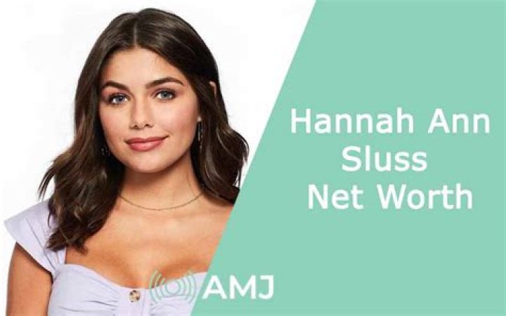 Hannah Ann Sluss Net Worth 2024