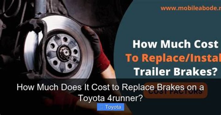 How Much Does It Cost to Replace Brakes?