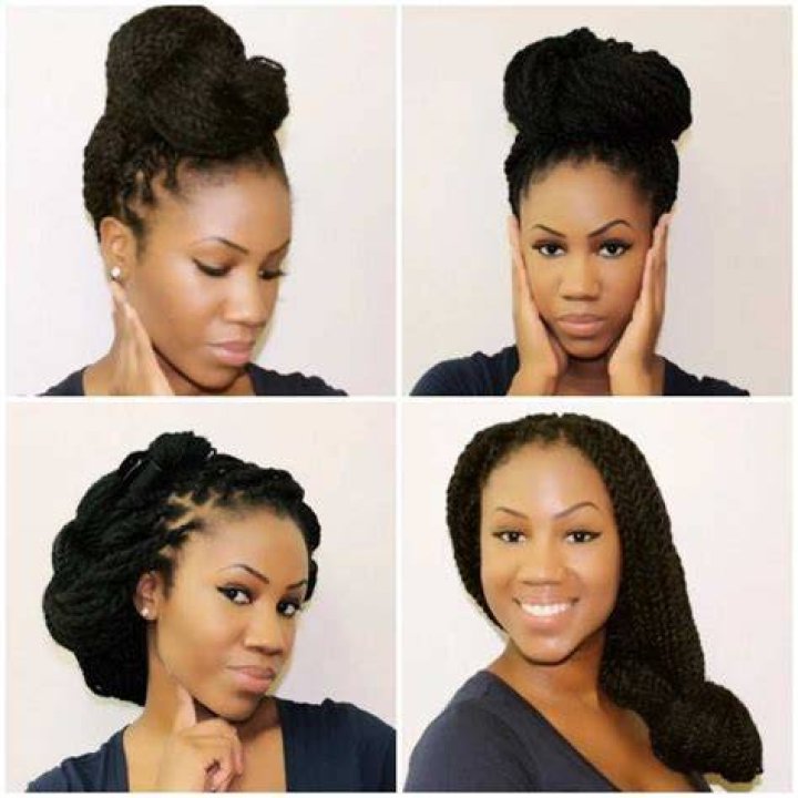 How to pack braids in different hairstyles?