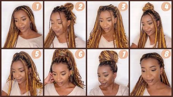 How to pack braids stylish
