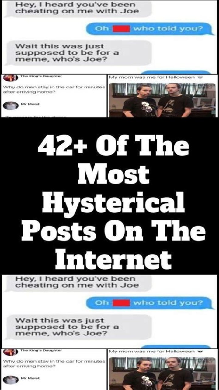 Hysterical meme on the internet