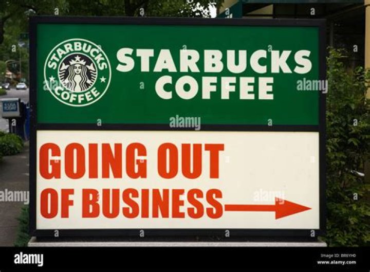 is starbucks going out of business