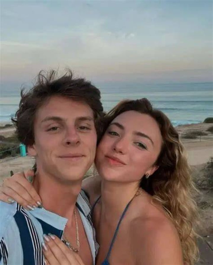 Jacob Bertrand with his girlfriend Peyton List.