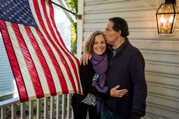 Jamie Raskin Religion: Does he Follow Christian or Jewish Faith? Ethnicity And Origin Jamie Raskin with his wife,Sarah Bloom Raskin and children