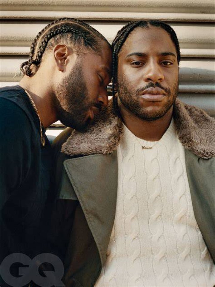 John David Washington and his father, Denzel Washington, when they were young