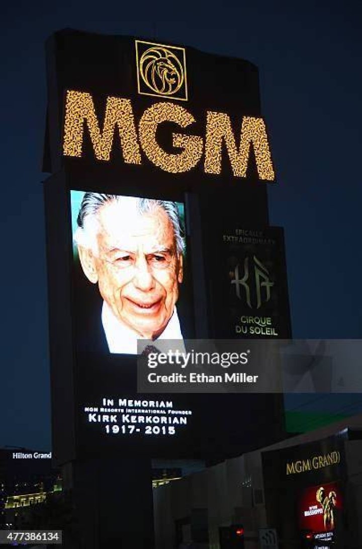 Kirk Kerkorian Las Vegas Kirk Kerkorian Las Vegas