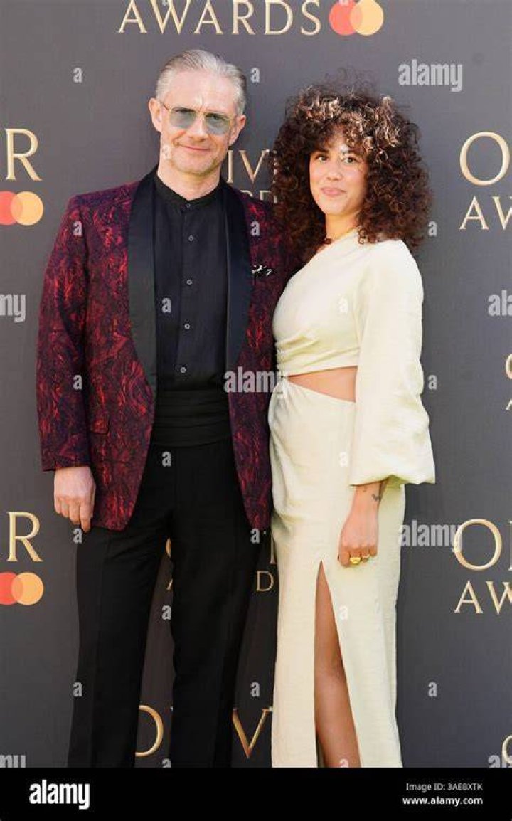 Martin Freeman and Rachel Mariam