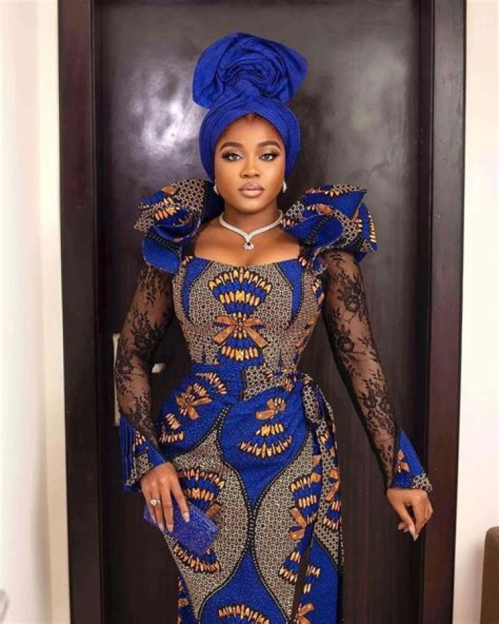 Mercy Johnson in gorgeous ankara style