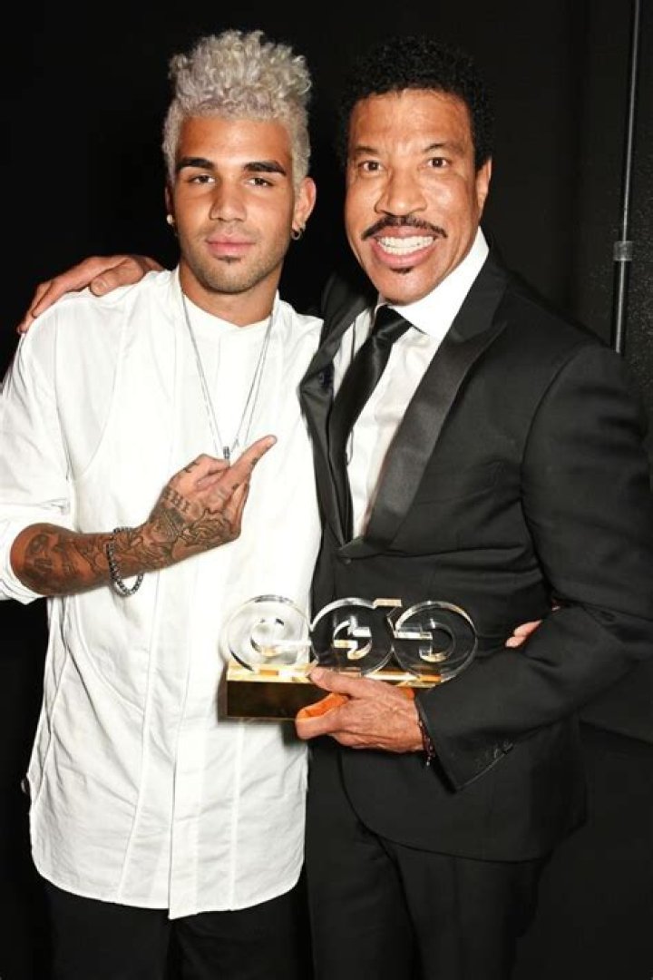 Miles Brockman Richie with his father