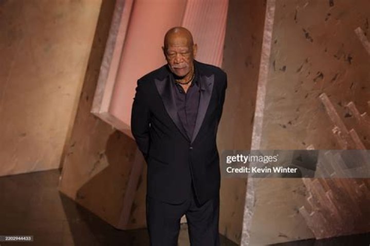 Morgan Freeman speaks onstage during the 51st NAACP Image Awards, Presented by BET