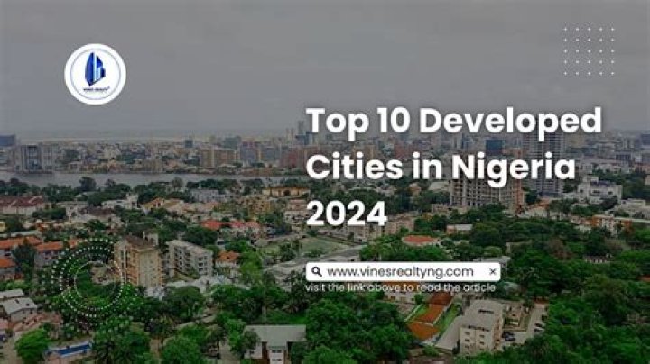 Most developed cities in Nigeria