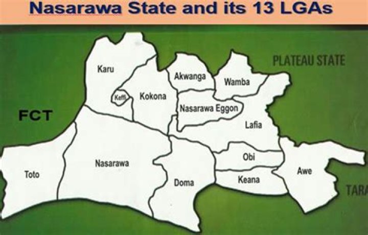 Nasarawa State map