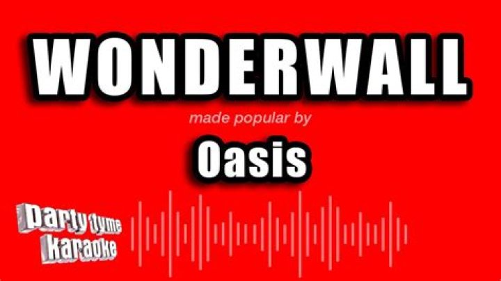 Oasis - Wonderwall (Karaoke Version) - punk rock karaoke song list