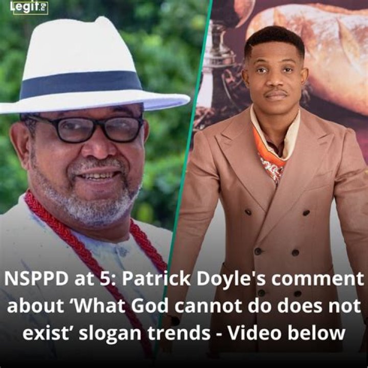 Patrick Doyle tackles the slogan &lsquo;what God cannot do doesn&rsquo;t exist&rsquo;