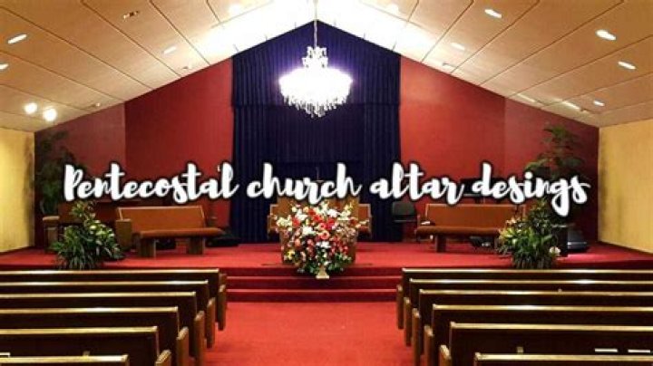 Pentecostal altar designs
