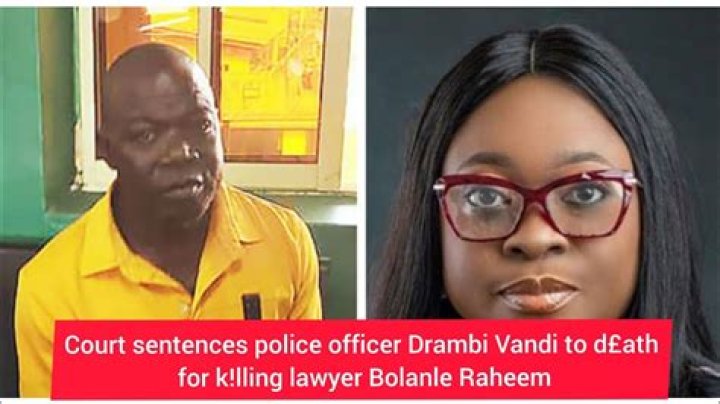 Police Officer Drambi Vandi Charged