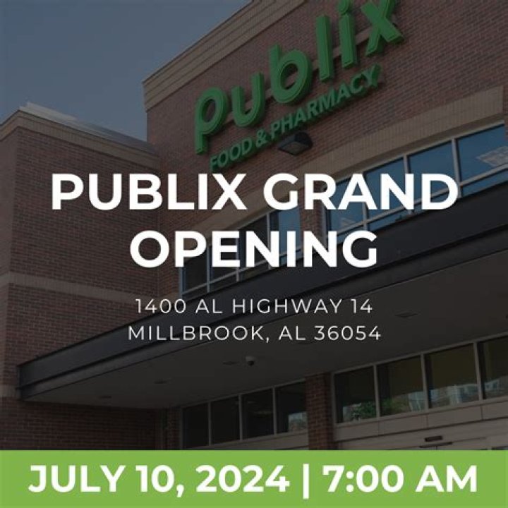 publix store opening events