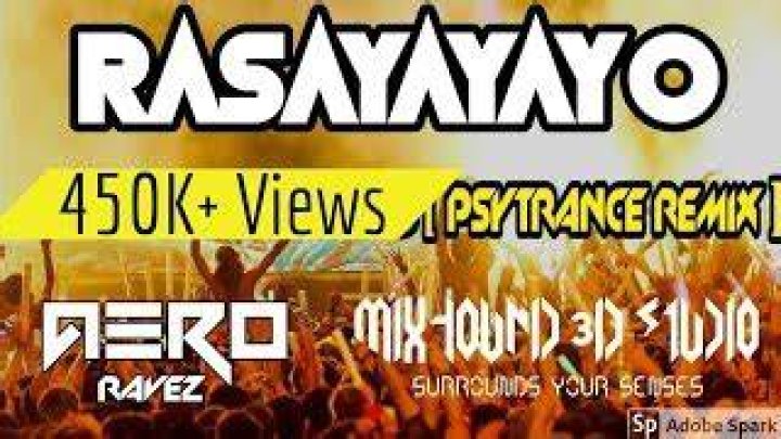 Rasayayayo Psy Trance - DJ VIVEK & SHAKTHI MUSIQ | ABHIJITH | Mixhound 3D Studio - trance song tik tok