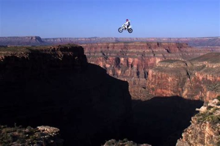 Robbie Knievel Jumping