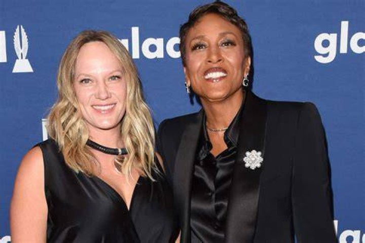 Robin Roberts with partner Amber Laign.