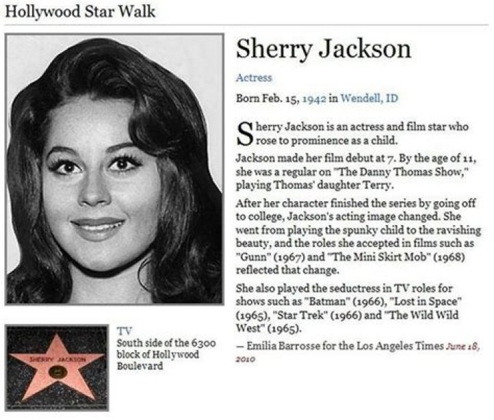 Sherry Jackson Net Worth – How Much Is Sherry Jackson Worth?