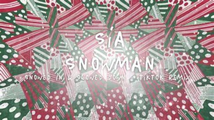 Snowman (Snowed In & Slowed Down Tiktok Remix) - Sia - country song used on tiktok