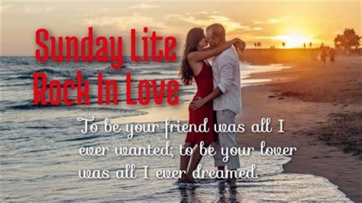 Sunday Lite Rock In Love - 96.3 easy rock song list