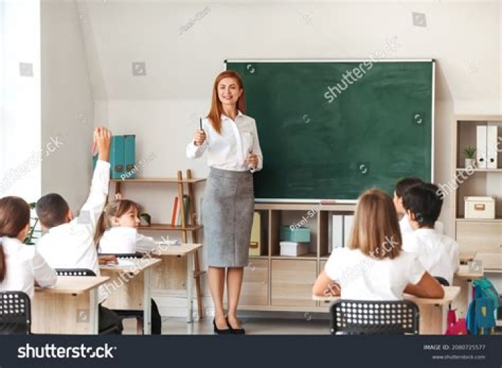 teacher in classroom