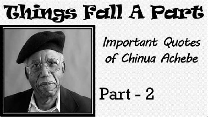 Things Fall Apart quotes