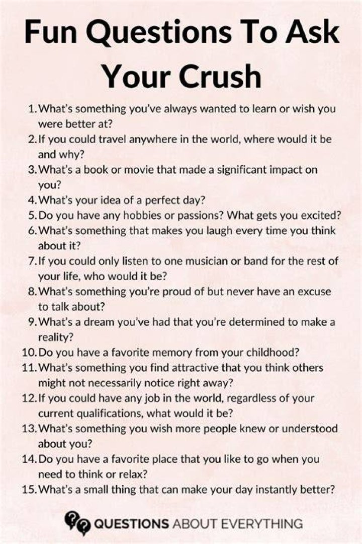 things to ask your crush over text