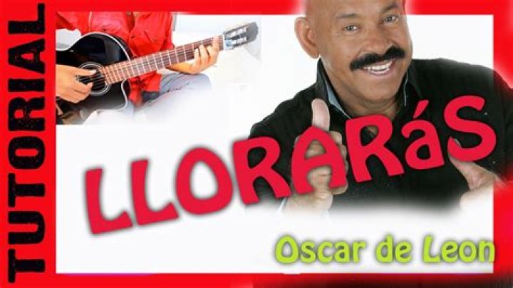TUTORIAL SALSA EN GUITARRA LLORARAS DE OSCAR DE LE&Oacute;N - youtube music salsa oscar de leon