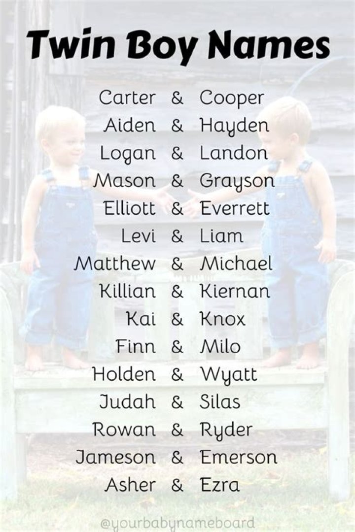 Twin boys