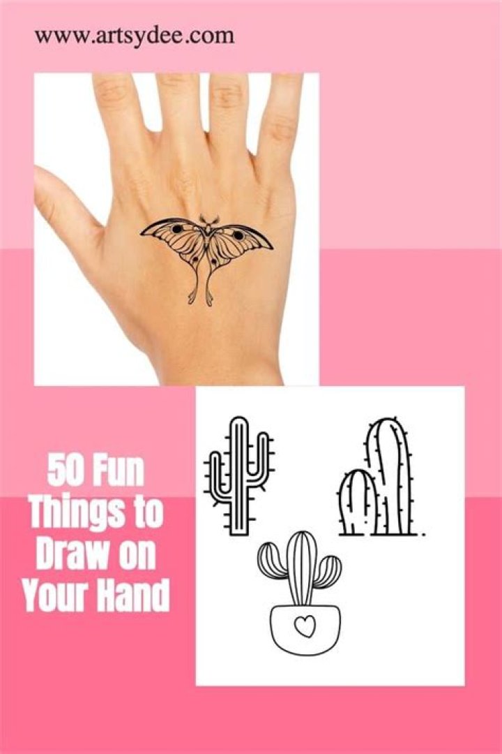 what to draw on your hand